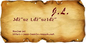 Jász László névjegykártya
